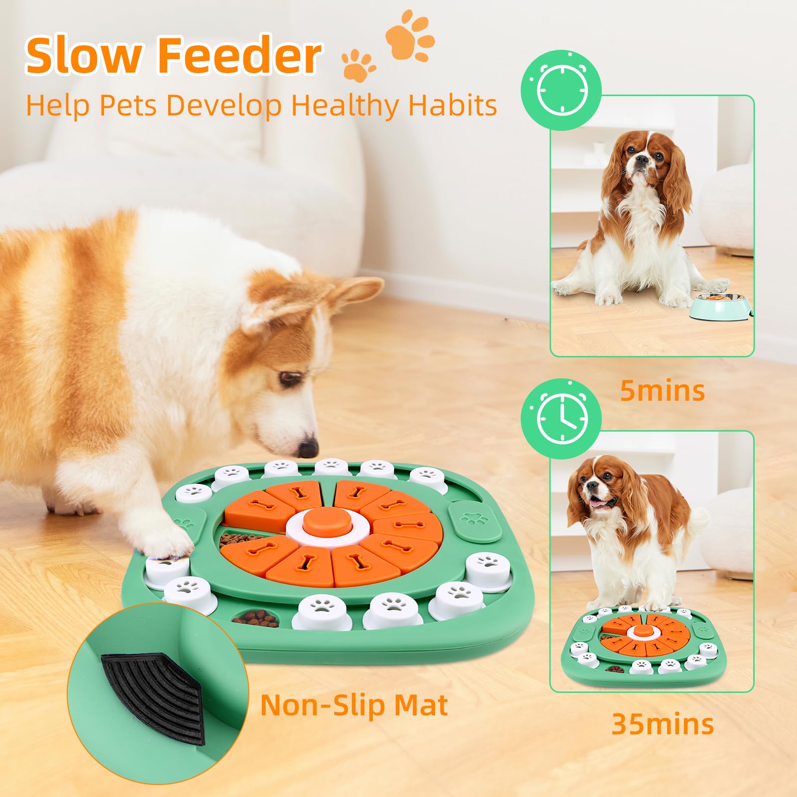 AVOAR Level 3 Green toy highlights extended feeding time for mentally engaging challenges