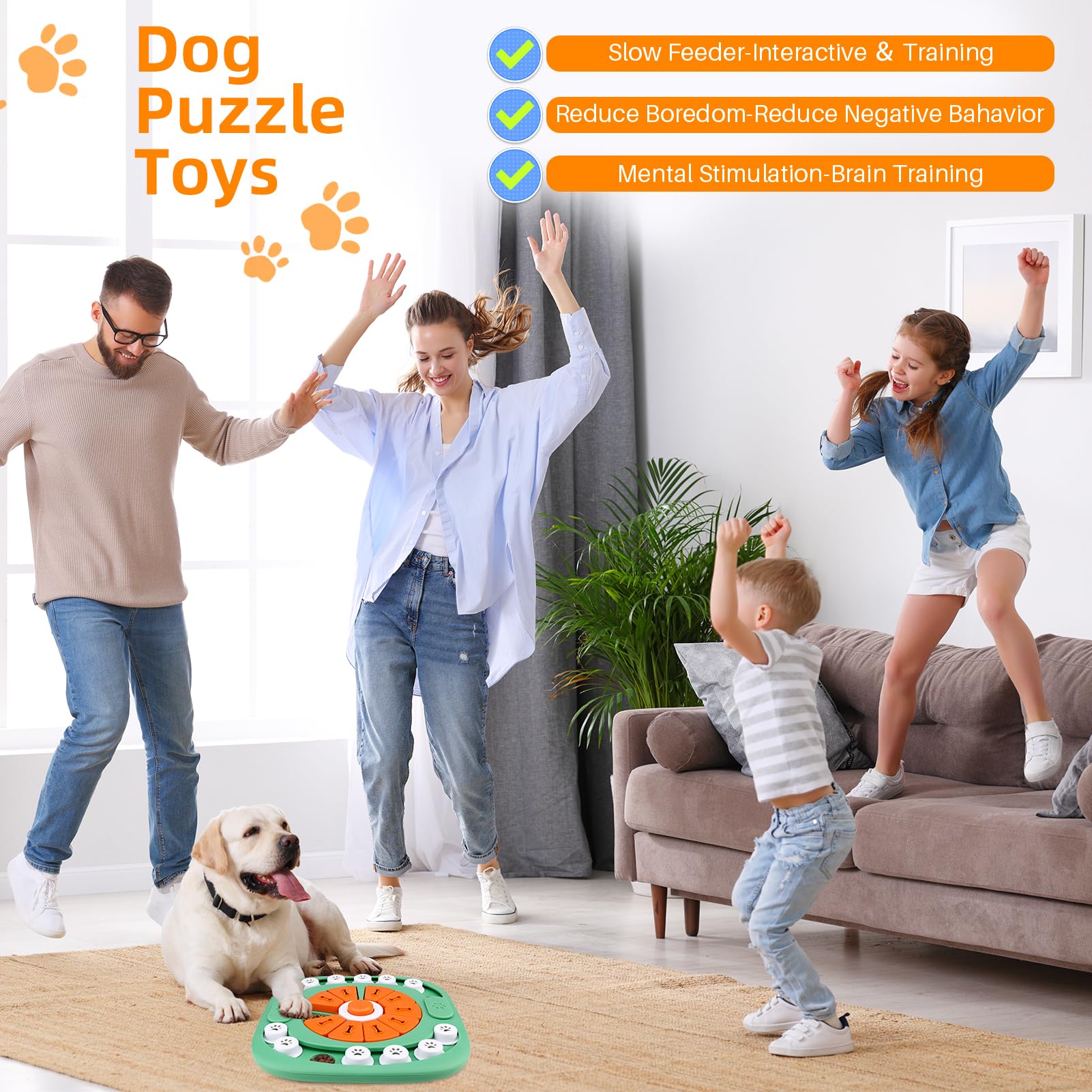 AVOAR green chew toy is made from non-toxic PP and dishwasher-safe for easy cleaning