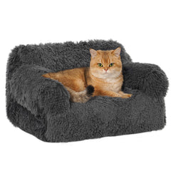Avont Cat Couch Bed front view showcases plush lounging for small pets