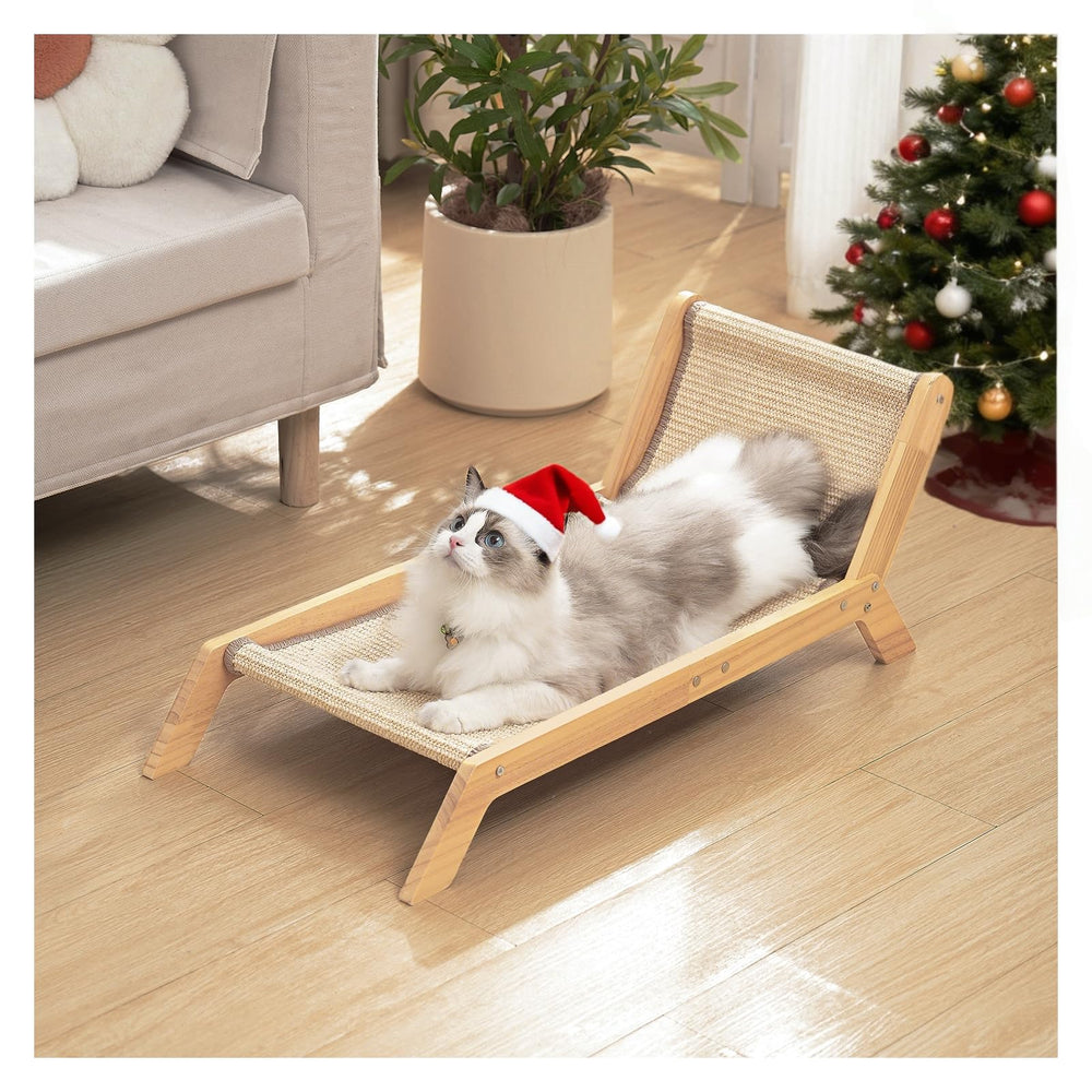 Avont Cat Scratcher Bed with sisal surface, ideal for scratching and naps.