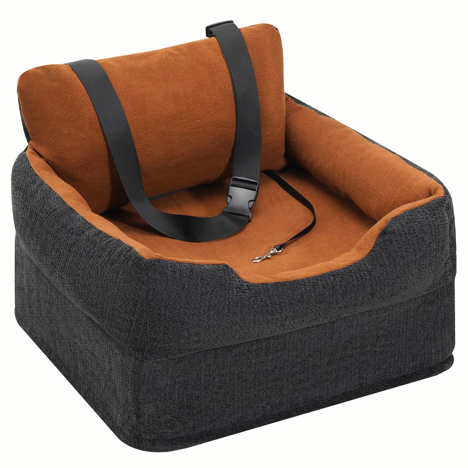 Avont Dog Car Booster Seat front and back seats compatibility supports secure mounting.
