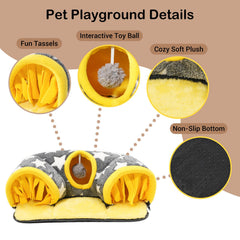 Avont Guinea Pig Hideout Tunnel fringe entrance detail supports natural hiding and play
