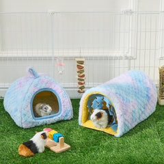 Avont guinea pig tunnel blue enables playful exploration through connected spaces.