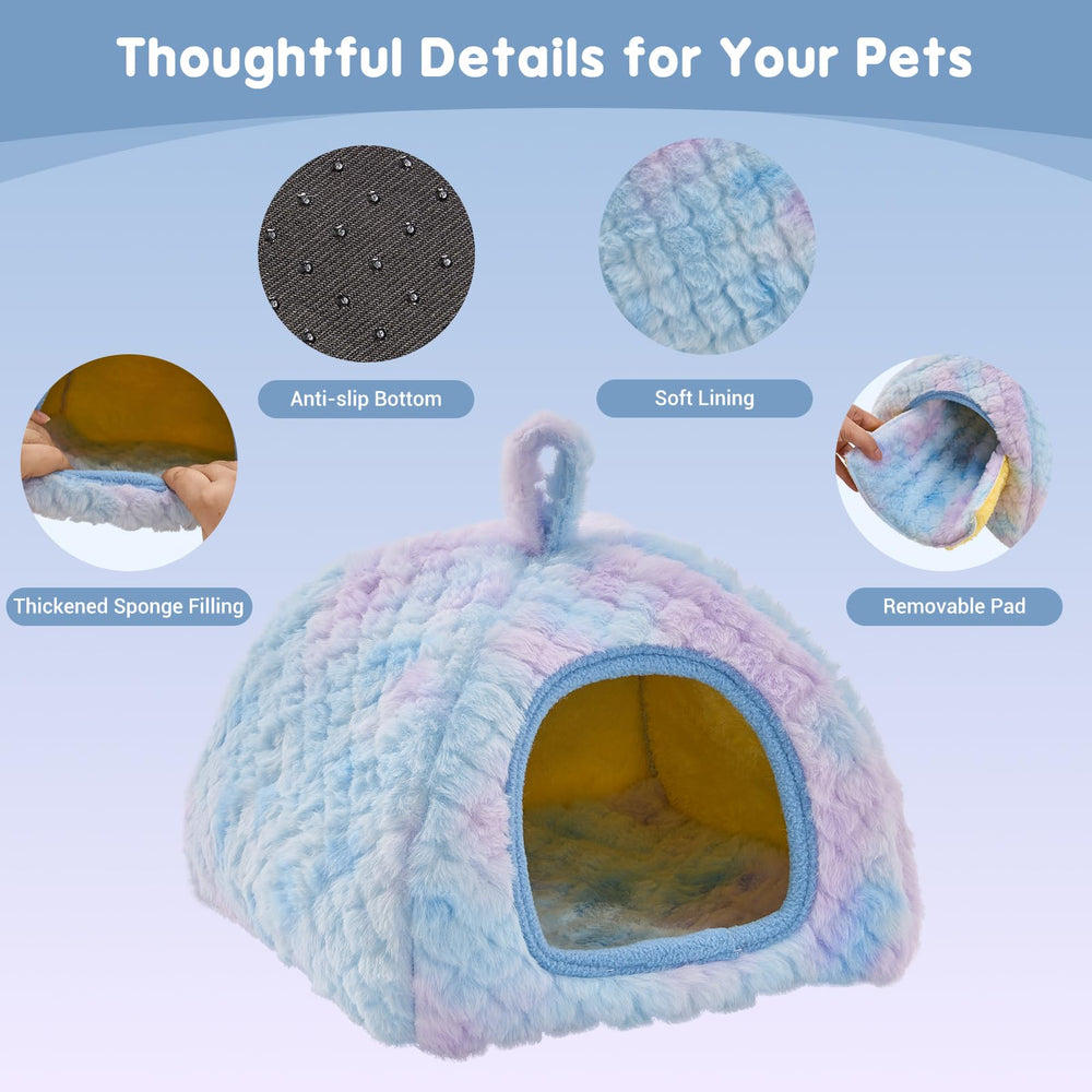 Avont plush fleece texture blue highlights soft materials pets love.