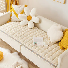 Awjcsv beige dog couch cover—side view protects sofa.