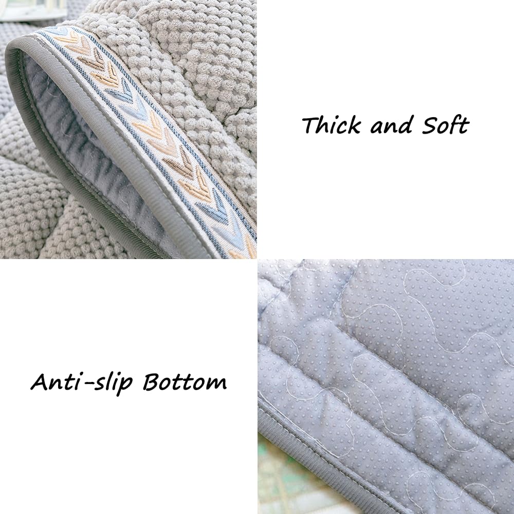 Awjcsv dog couch cover gray machine-wash maintains color and softness.