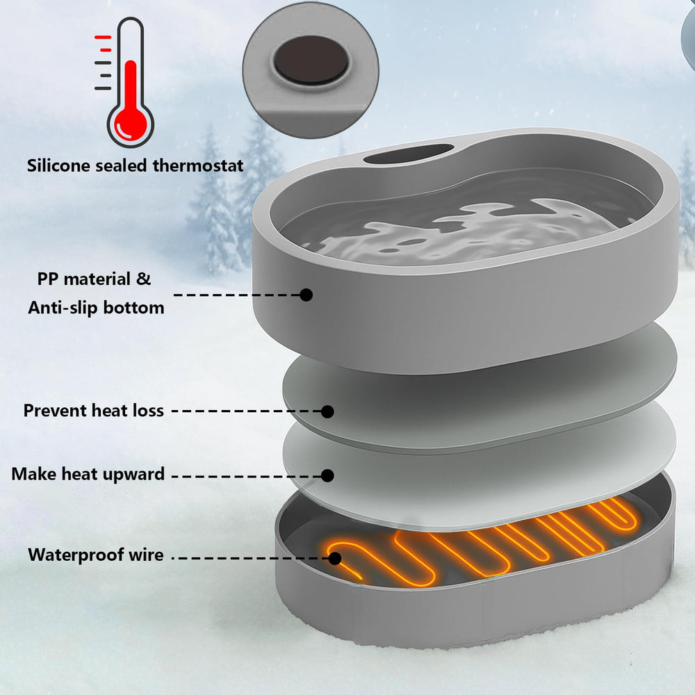 AWLYLNLL 108-ounce capacity reduces refill frequency for busy days.