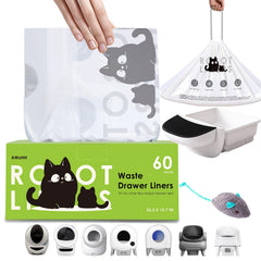 AWoHH Draw-Pack cat litter bags package for quick, mess-free dispensing.