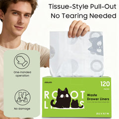 AWoHH sensor-friendly translucent liner keeps litter box sensors accurate