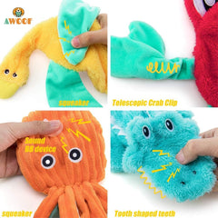 AWOOF duck squeaky toy for chewing and play training