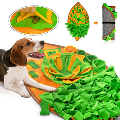AWOOF snuffle mat for dogs: dog sniffing hidden treats to stimulate natural foraging