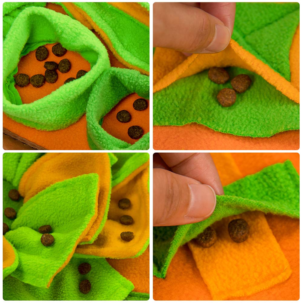 AWOOF snuffle mat showing thick Oxford cloth durability for enrichment