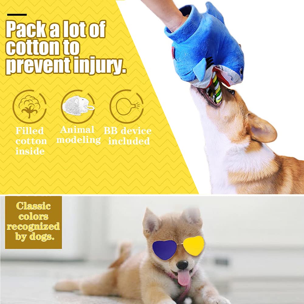 AWOOF built-in squeaker keeps dogs engaged during play