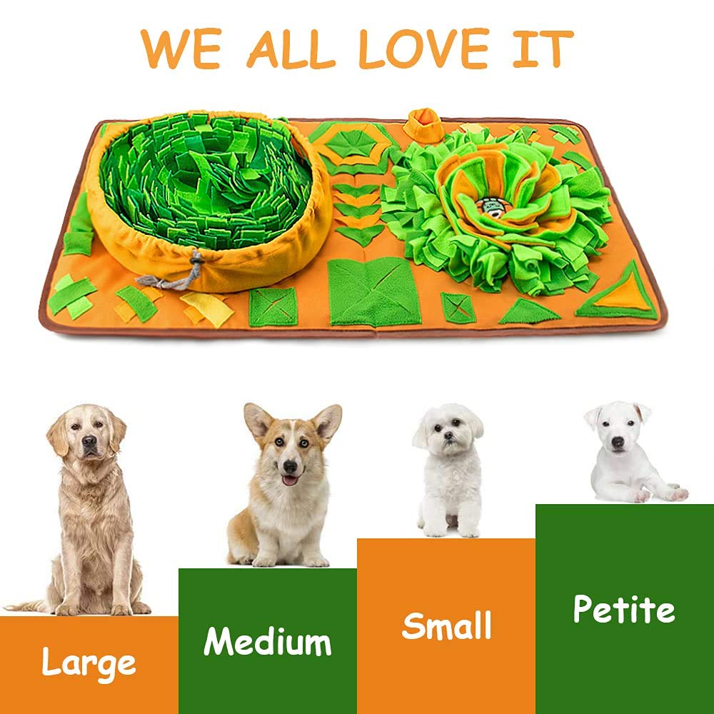 AWOOF Snuffle Mat durable felt-cloth close-up underlines long-lasting enrichment.