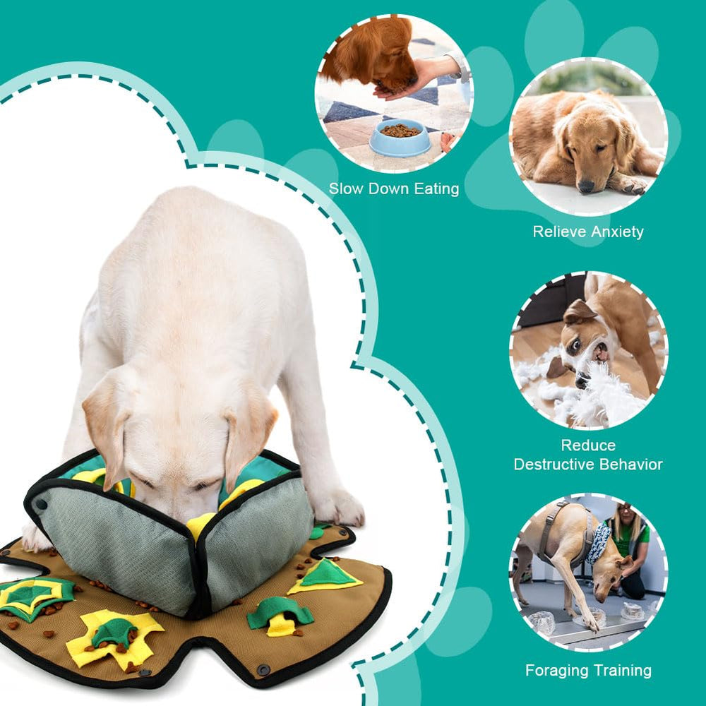 AWOOF snuffle mat suitable for all dog sizes and breeds