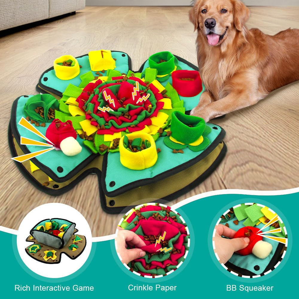 AWOOF snuffle mat three difficulty levels provide growing challenge