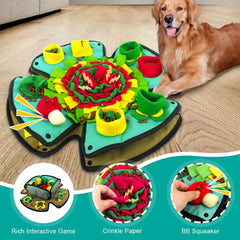 AWOOF snuffle mat three difficulty levels provide growing challenge
