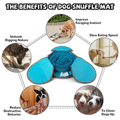 AWOOOF Snuffle Mat non-slip-bottom ensures safe setup during indoor play.