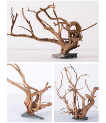 AWXZOM aquarium bonsai spiderwood forms a striking centerpiece for a thriving tank.