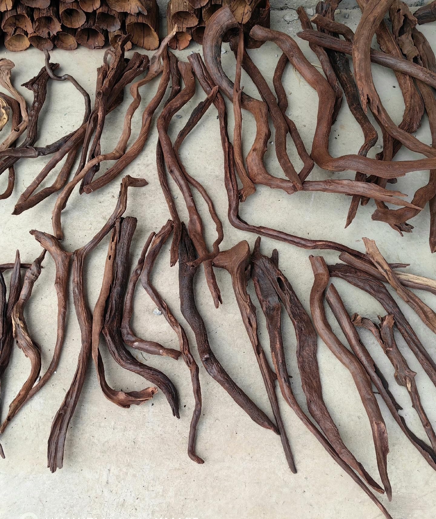 AWXZOM driftwood ready-to-use after boiling and soaking removes tannins.