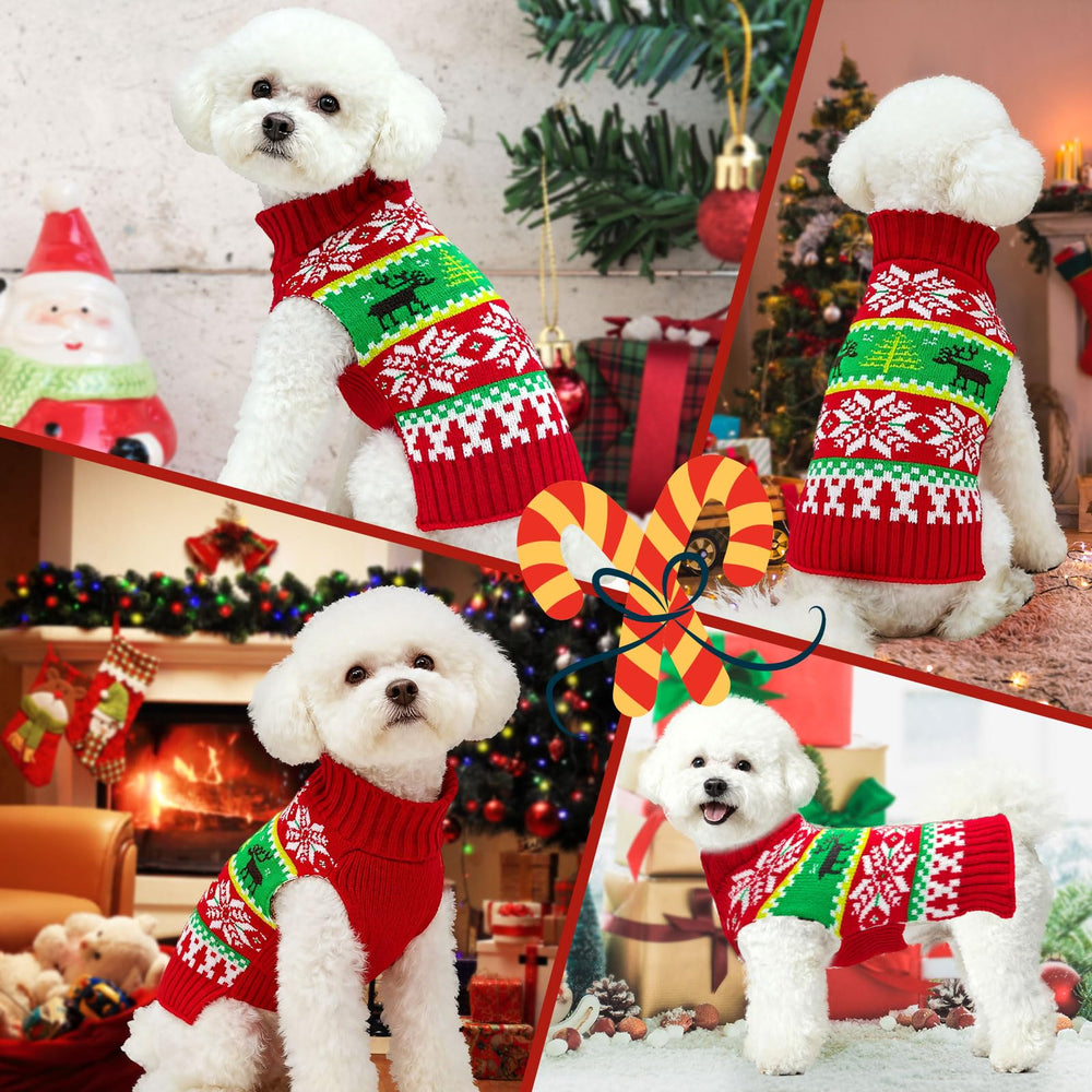 AXIIJGL dog sweater back leash hole design for easy walking
