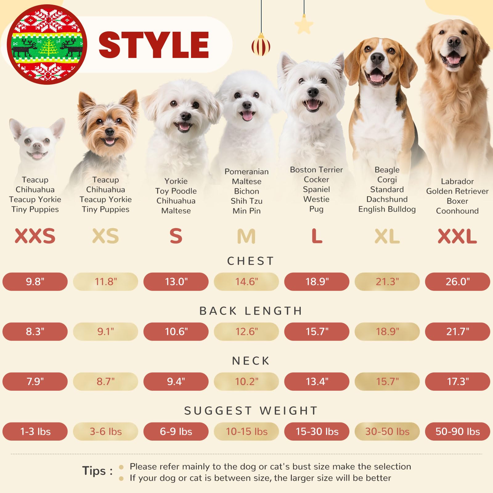 AXIIJGL leash-friendly winter sweater used during outdoor walk