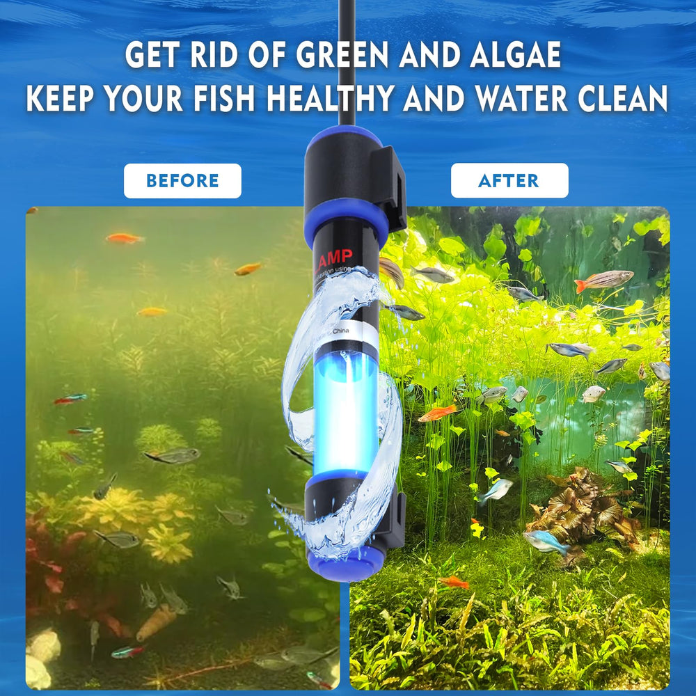 Ayamaxon UV-C light install in sump or pond demonstrates versatile placement.
