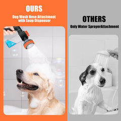 AYBBSHOW 10-pattern spray nozzle offers versatile settings for gentle rinsing and thorough cleaning.