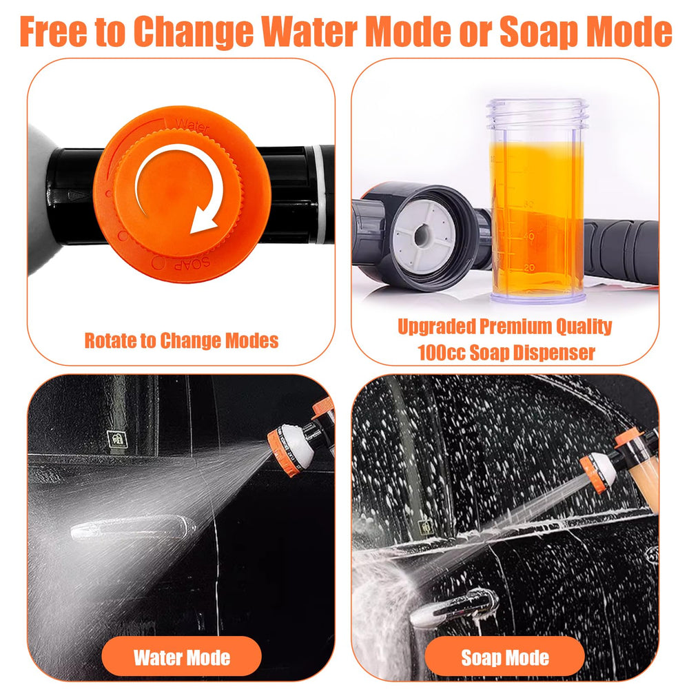 AYBBSHOW brass fittings ensure secure, durable connections for reliable outdoor washing.