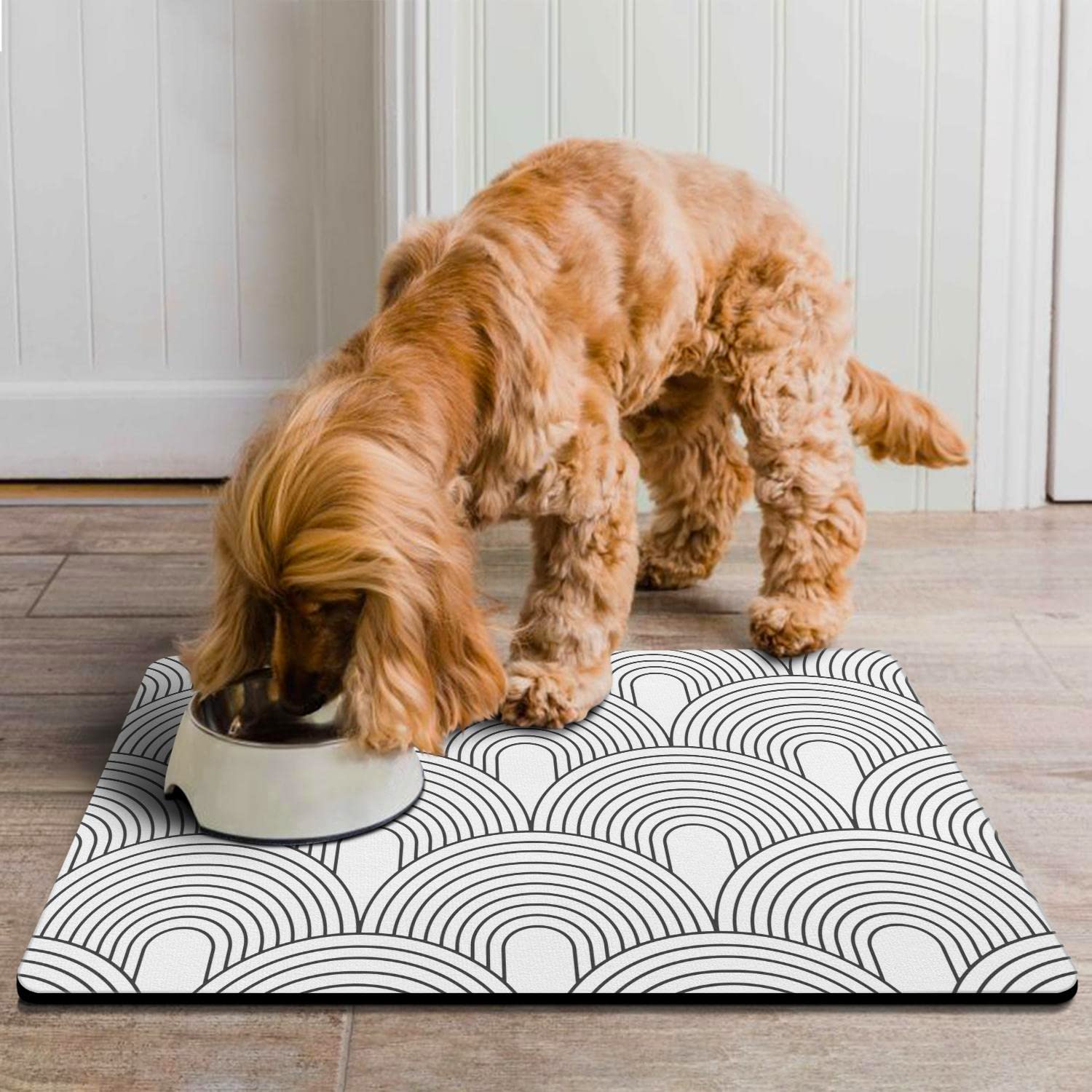 Ayiashiab eco-friendly boho pet mat blends style with practicality.