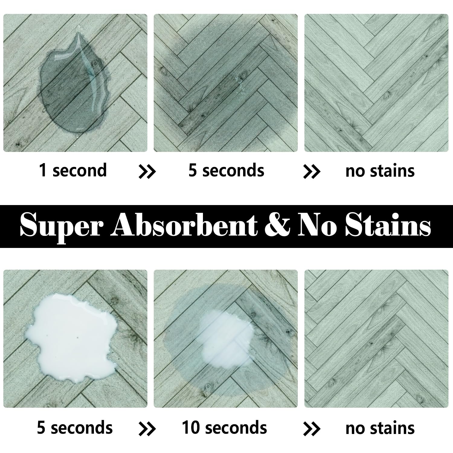 Ayiashiab pet food mat no-stains design protects floors during meals