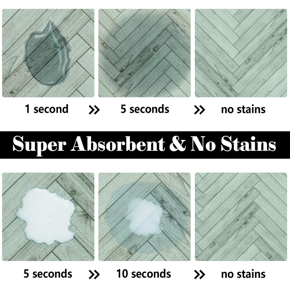Ayiashiab pet food mat no-stains design protects floors during meals