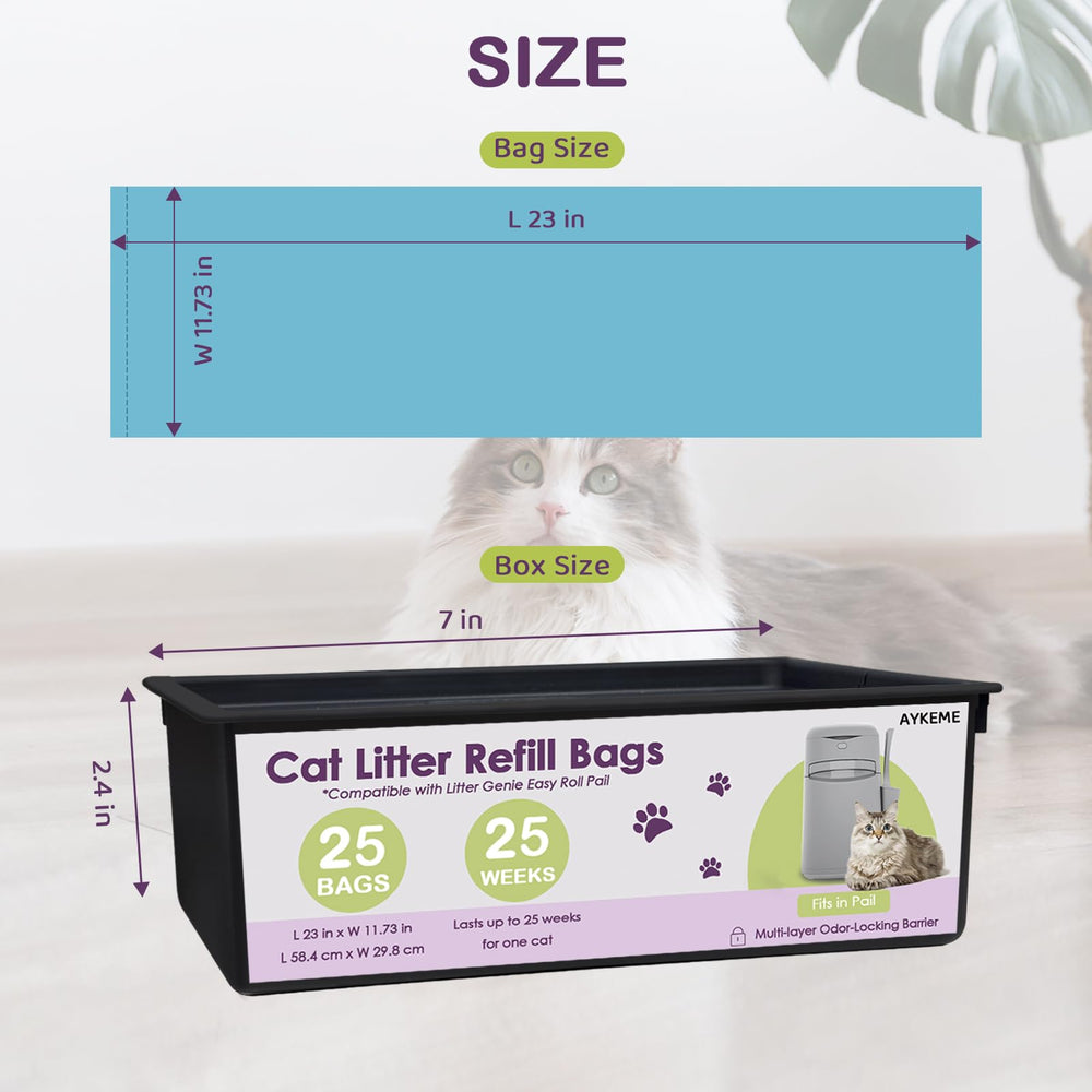 AYKEME 100-bag pack keeps refill supply ready for busy homes.
