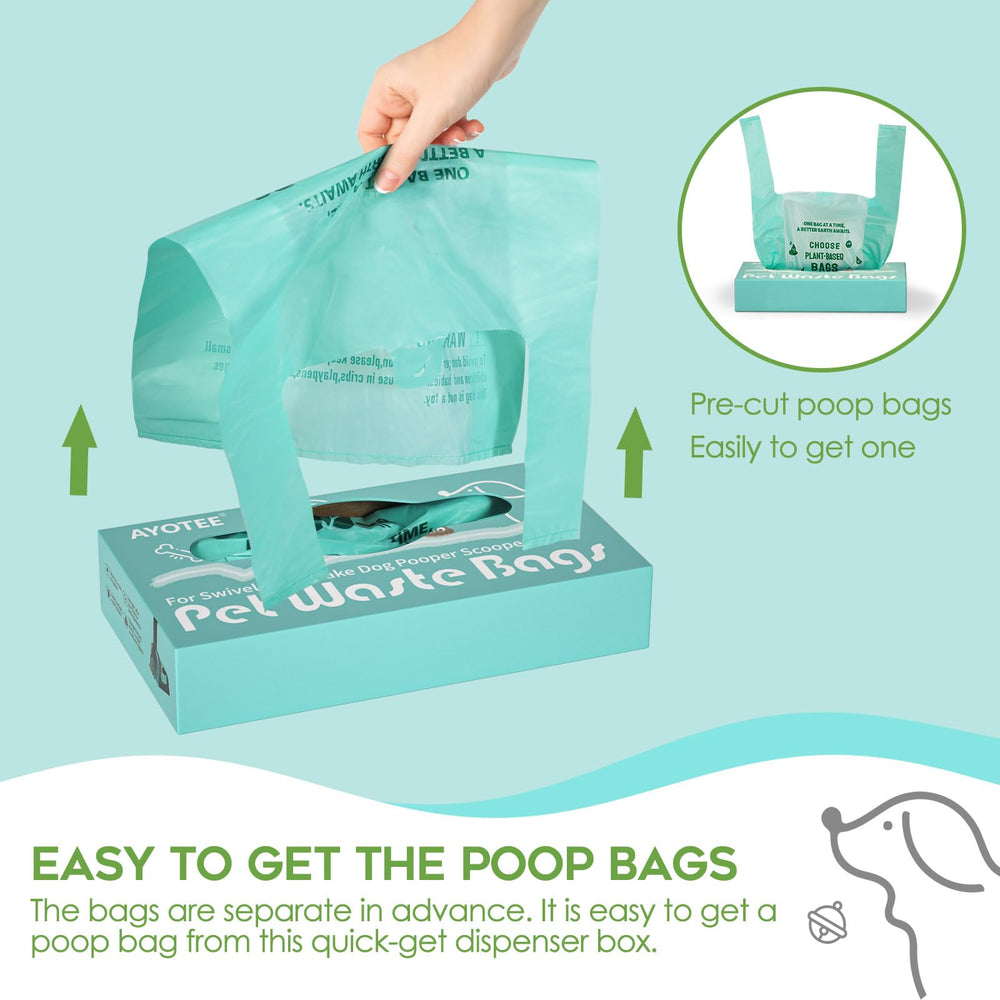AYOTEE extended handles fit A&M Rotary Scooper for clean, hands-free sealing.