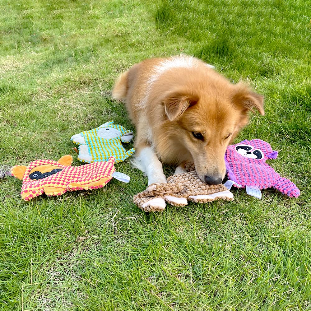 AZSSMUK natural cotton toy; safe non-toxic material for gentle chewers.