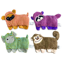 AZSSMUK no-stuffing toy pack for puppies; safe mess-free chew play.