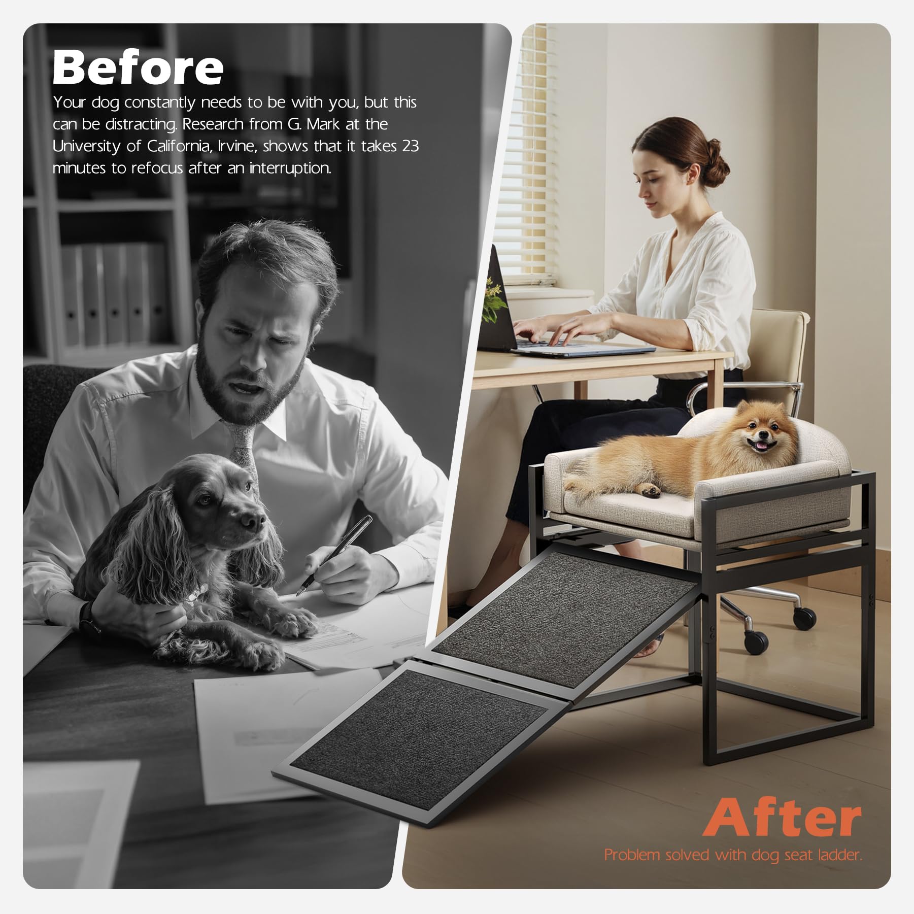 AZV dog stairs removable cushion cover allows easy cleaning.