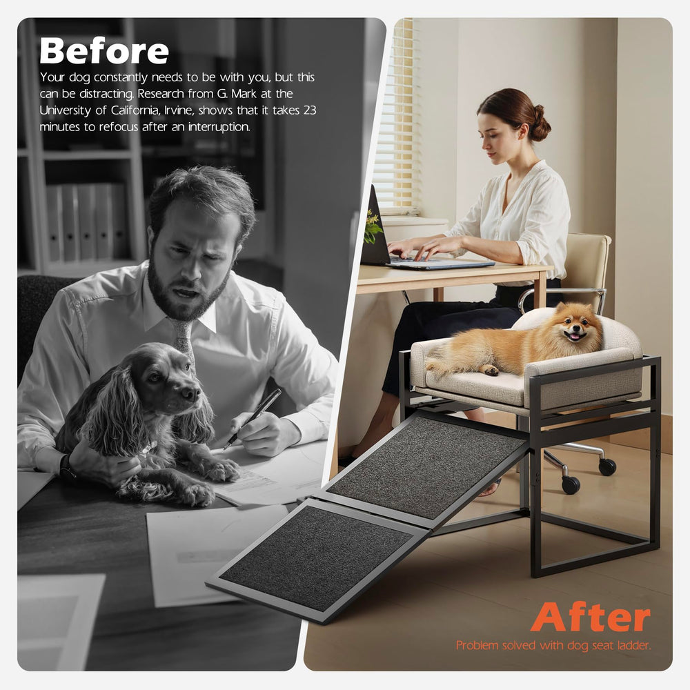 AZV dog stairs removable cushion cover allows easy cleaning.