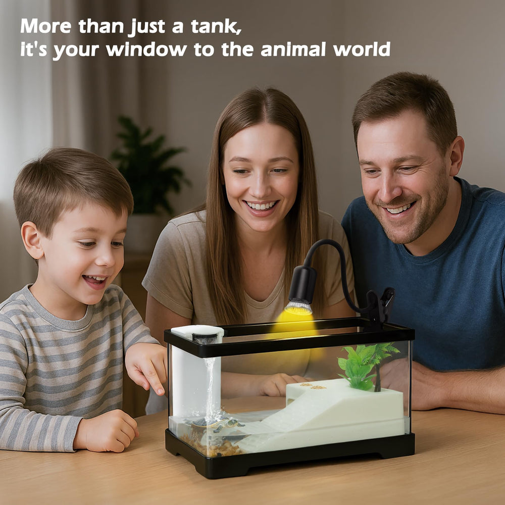 AZV Small Turtle Tank Kit instruction card image suggests beginner-friendly setup steps.