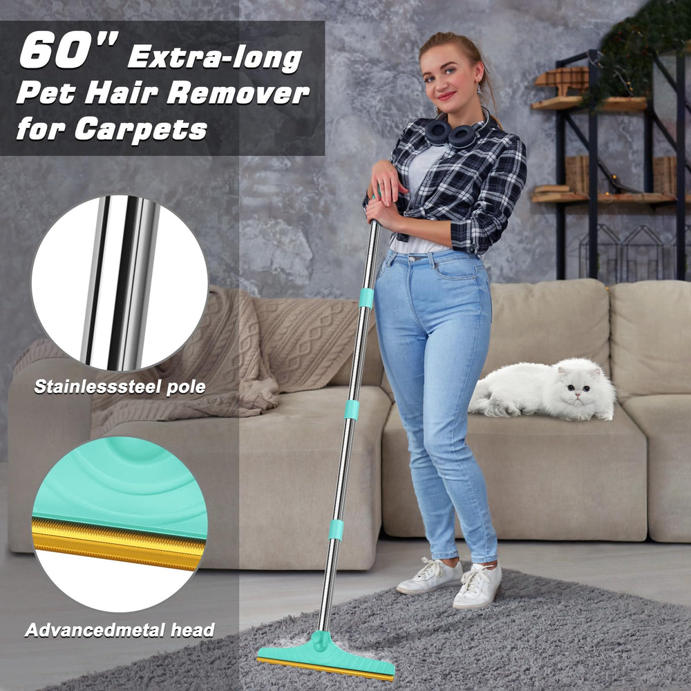 B-Land 60in Adjustable Handle extends reach for deep cleaning without kneeling.