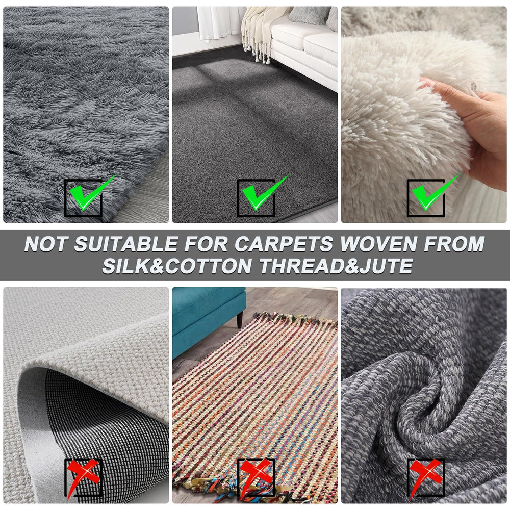 B-Land copper-teeth rake gently lifts hair from carpets.