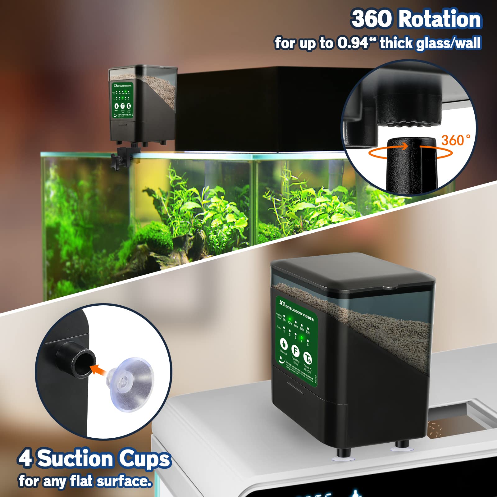 B Rush holiday-feeding scenario shows dependable auto-feeding while you’re away