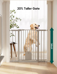 BABELIO 36-inch gate wide adjustment shows flexible fit 29-43 inches