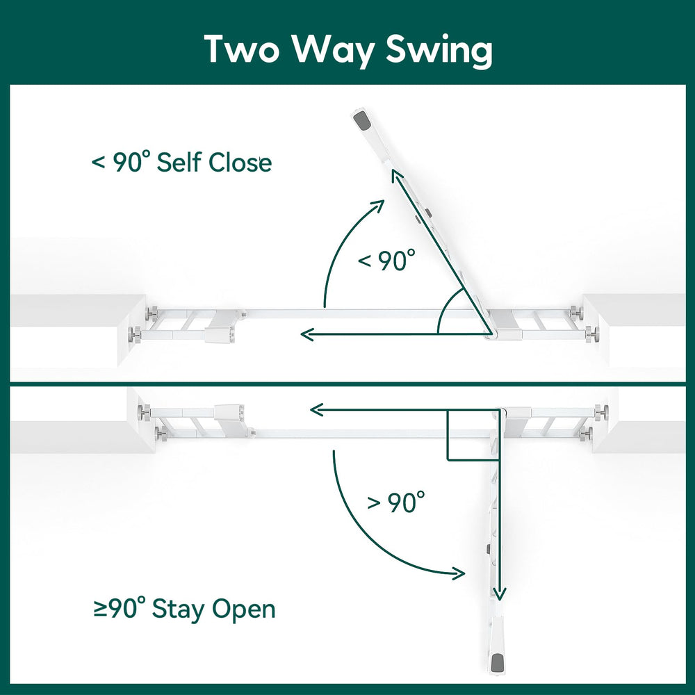 BABELIO wall-to-gate tension bolts — easy setup for stairs or doorways