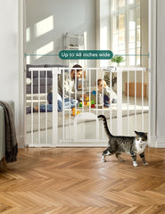 BABELIO gate uses all-steel construction with double lock.