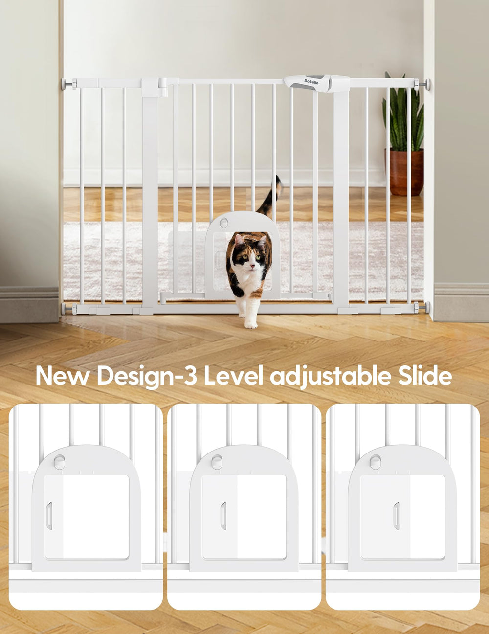 BABELIO gate auto-close for hands-free, secure closing.