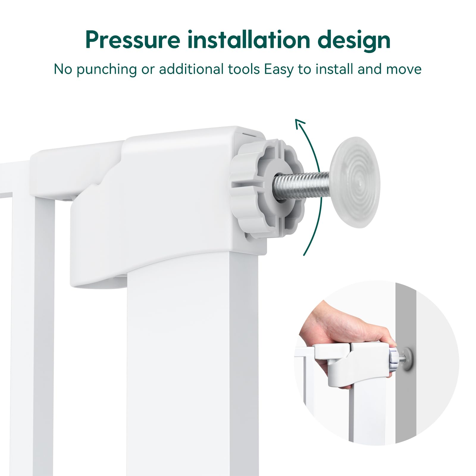 BABELIO babelio-baby-gate-30in-height balances safety with easy visibility