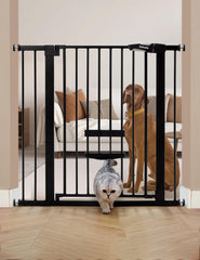BABELIO 36-inch baby gate height ensures secure tall openings for stairs.