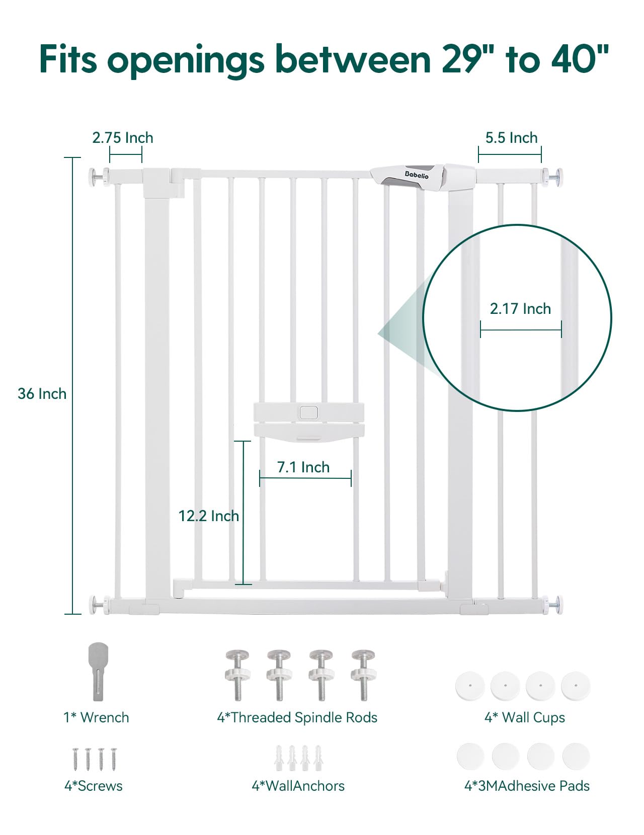BABELIO cat door inset with sliding lock for small pets.