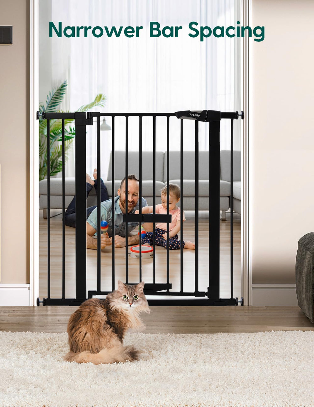 BABELIO extension kits 5.5-inch widen opening for large rooms.